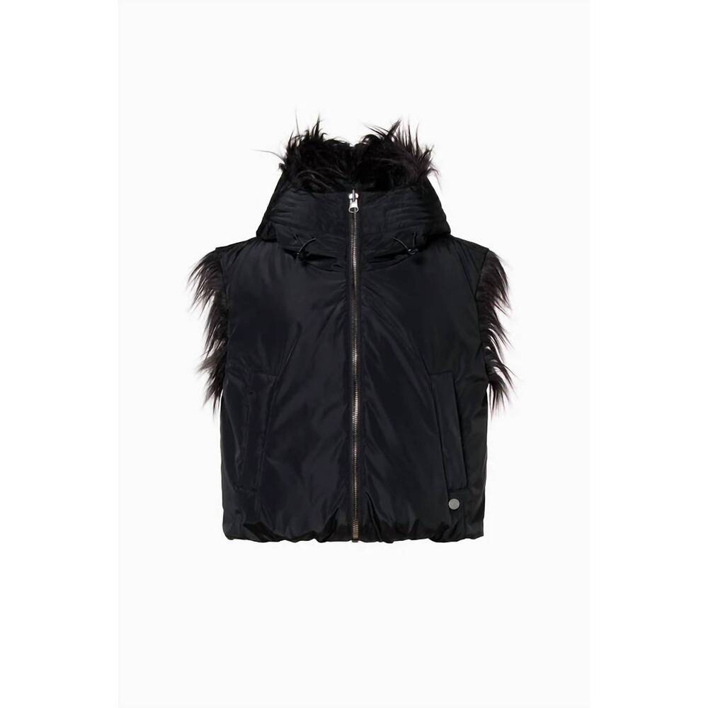 NEW GOLDBERGH women's yara reversible bodywarmer vest in black